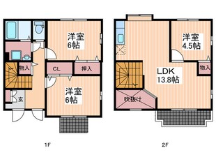 フォーリッジ　Ｂの物件間取画像